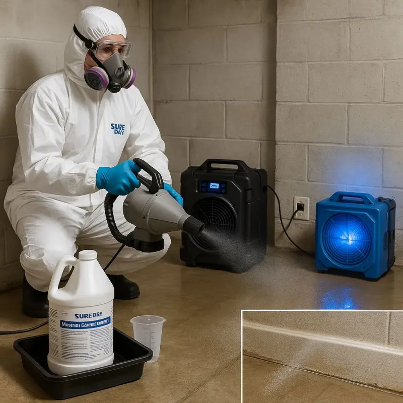 Sanitization and Odor Removal process in New Lenox, IL